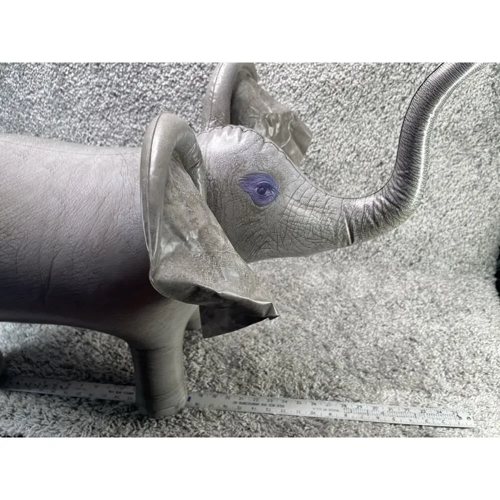 Realistic Inflatable Elephant Jungle Animal Wildlife Safari Toy Party Decoration